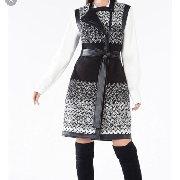BCBGMaxAzria Jackets & Blazers - BCBGMaxazria Mayson Jacket/Dress in Black & White